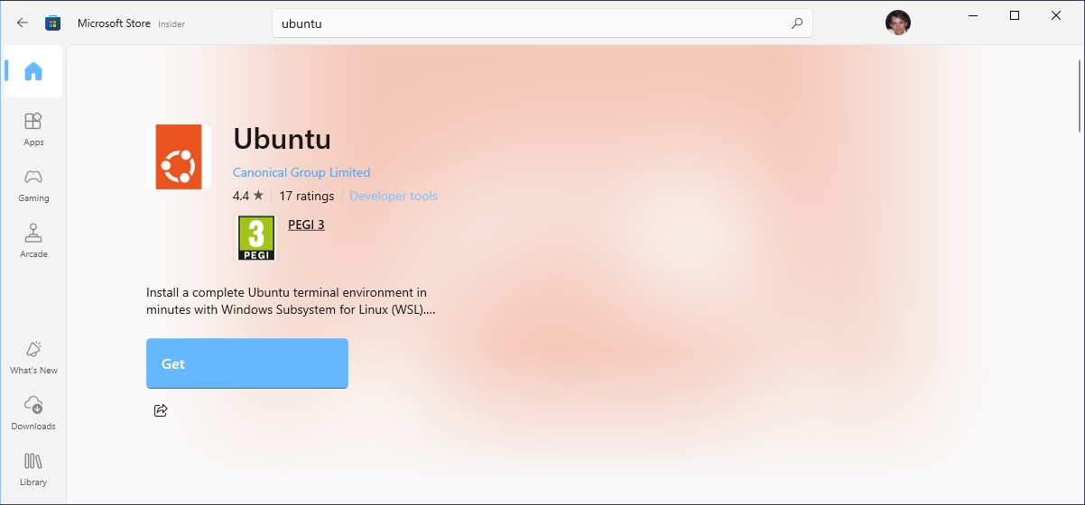 Windows Store - Ubuntu